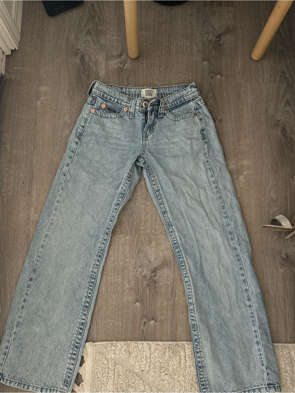 BDG Light Blue Straight Leg Jeans